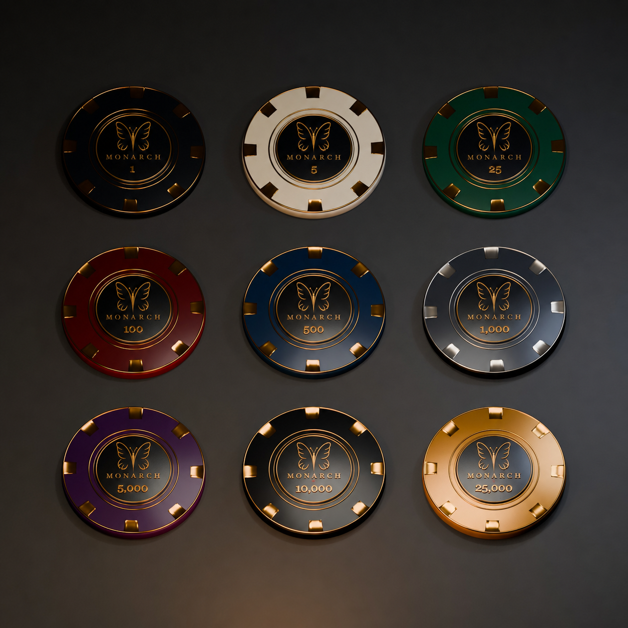 MONARCH signature chips with the butterfly identity